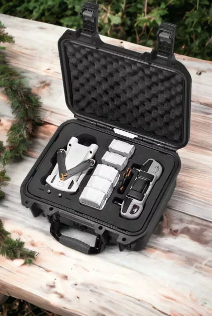 Drone Carry Case Black Hard Plastic Waterproof Case DJI Mini 3 Drone CASE ONLY