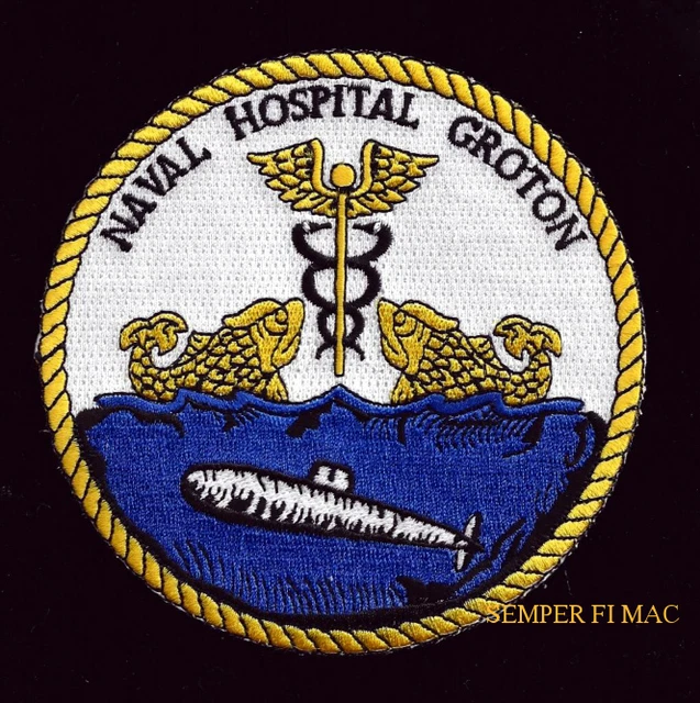 Groton Us Naval Hospital Submarine Base Patch Ct Navy Veteran Pin Up Sub T 1188 Picclick