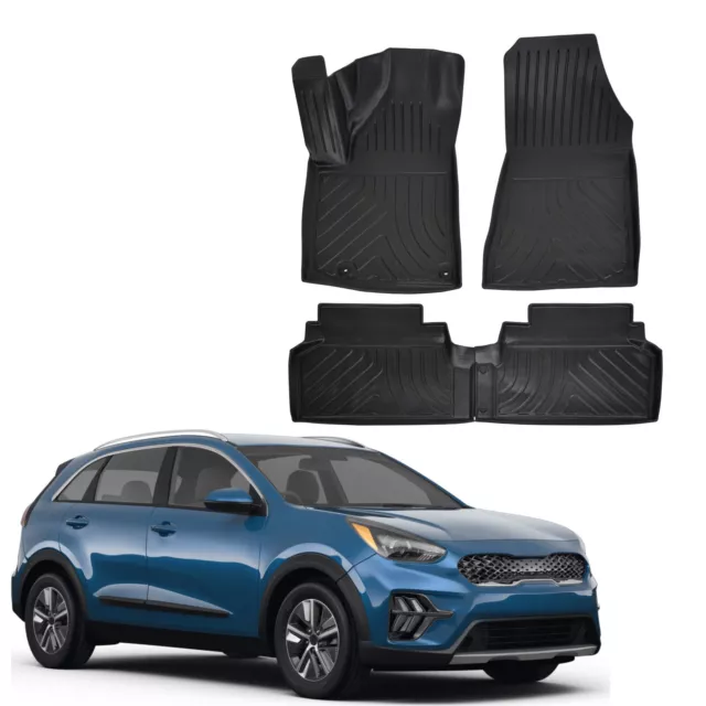 SCOUTT 3D PREMIUM TAPIS DE SOL EN CAOUTCHOUC pour Kia Niro EV depuis 2022 4pcs