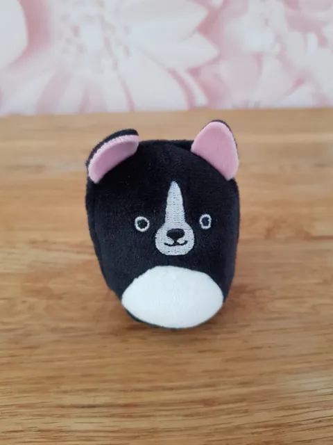 Squishville Squishmallows Bobby the Boston Terrier 2”