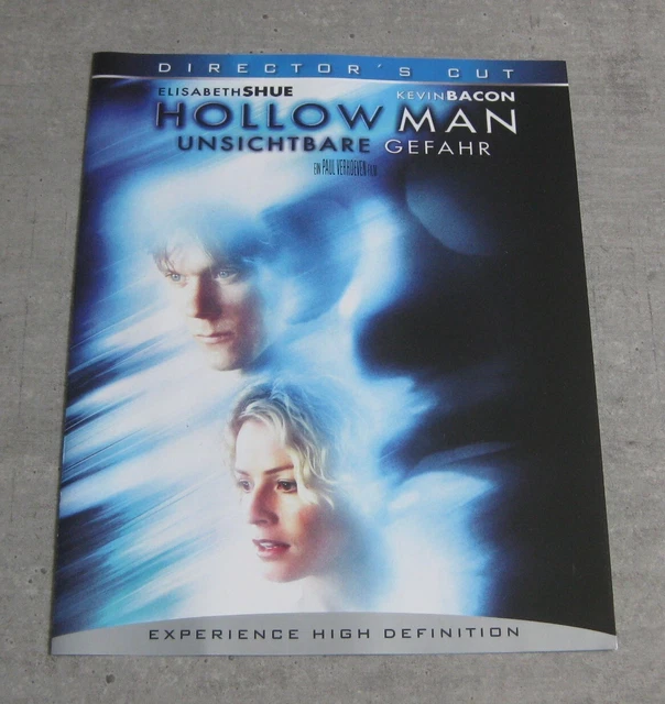 HOLLOW MAN DIRECTOR'S Cut BluRay Booklet ERSTAUFLAGE siehe Foto und
