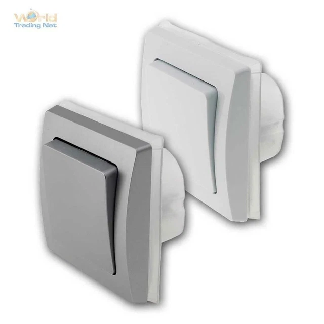 DELPHI Interruttore Di Commutazione 230V – 1 Bilanciere, Senza Telaio, Connettore A Morsetto, Colore Argento, Serie Modulare - 2