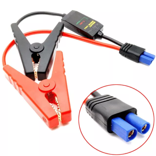 Car Tool 12V Mini Jump Starter Intelligent Smart Male EC5 Jumper Cable ClampLOVE