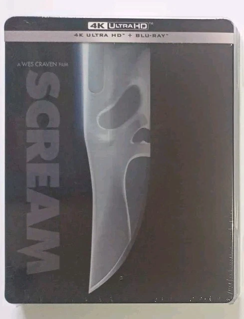 BLU RAY SCREAM 1996 Steelbook 4K Ultra HD Limited Edition Wes Craven ...