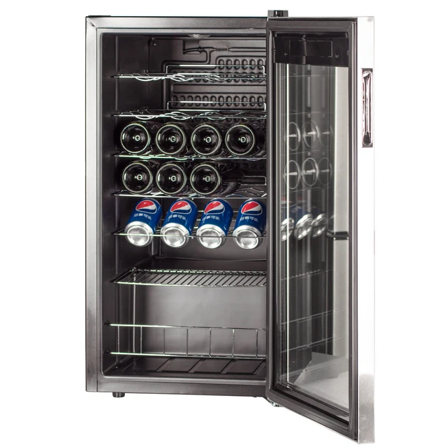 WINE COOLER REFRIGERATOR Fridge Chiller Cellar Rack 35 Bottle Beverage