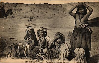 CPA ak scenes and types. bedouines women south ethnic nude (574171)