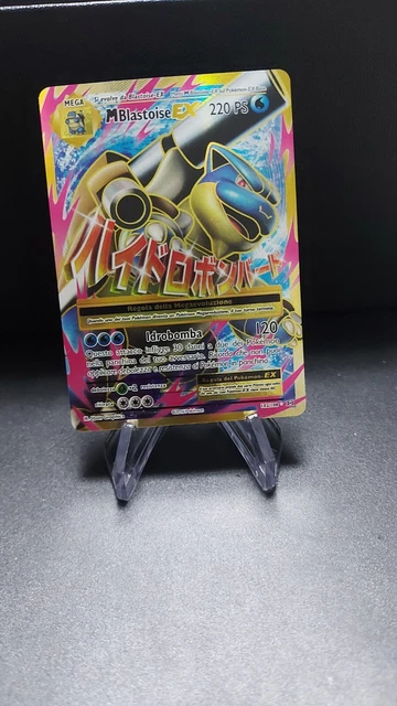Pokemon Card Mega Blastoise Ex 102/108 Full Art XY Evoluzioni ITAMINT