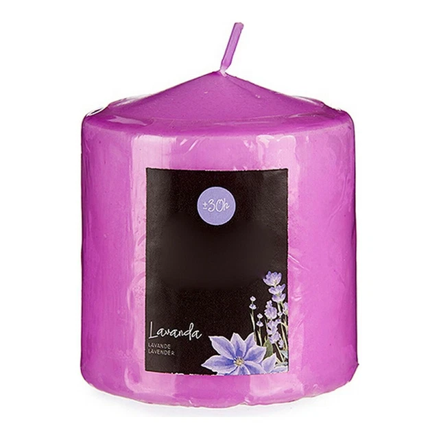 Vela Lavanda Fucsia [7 x 8 x 7 cm]