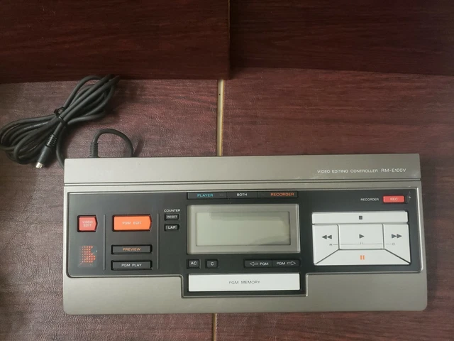 Sony Video Editing Controller Rm-E100V