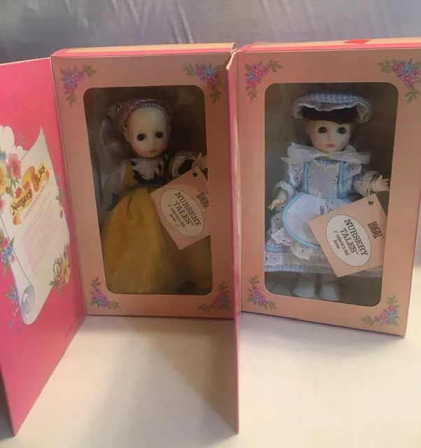 Vintage1984 Ideal CBS Nursery Tales  8" Collector's Dolls ~ Rapunzel & Mary Mary