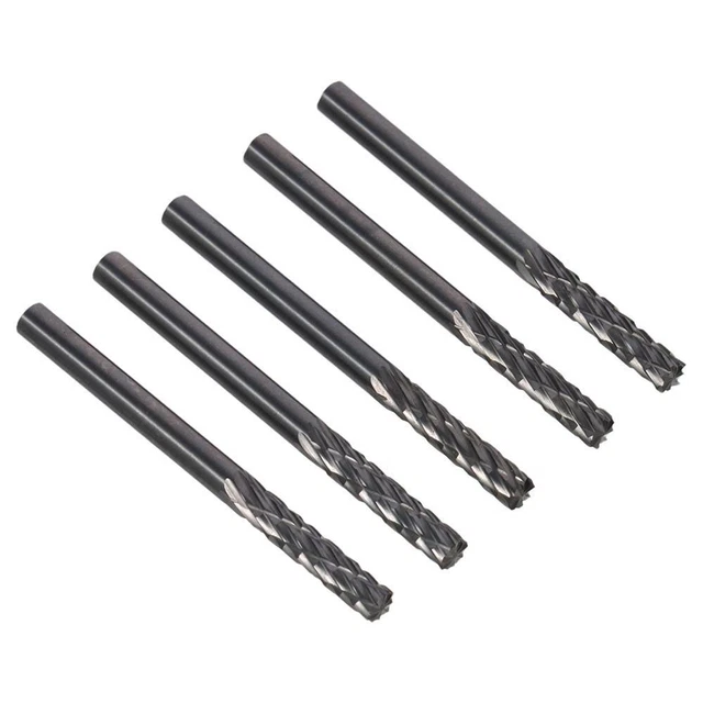 Fresa A Compressione CNC 1/8'' - UP DOWN Cut Per Legno, Plastica, MDF, 3.175x32x65mm - Foto 7