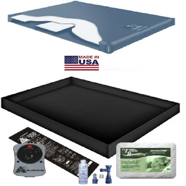 60% Lumbar Support Waveless Waterbed Mattress / Pad / Liner /Heater / Fill Kit