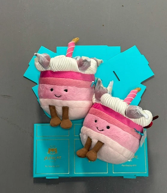 Jellycat Harrods London Exclusive Limited Edition Cheryl Cherry Cake New 16cm 125063357