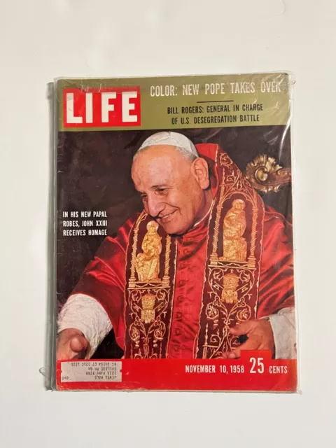 Revista Life 10 de noviembre de 1958; Papa Juan XXIII