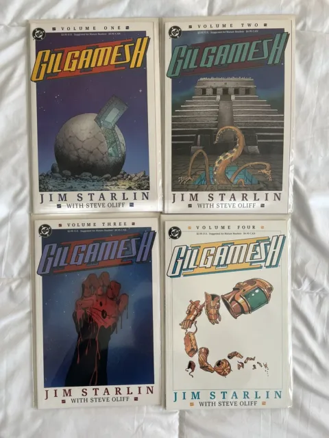 Gilgamesh II lot #1,2,3,4 DC Comics 1989 Jim Starlin Prestige Format Squarebound