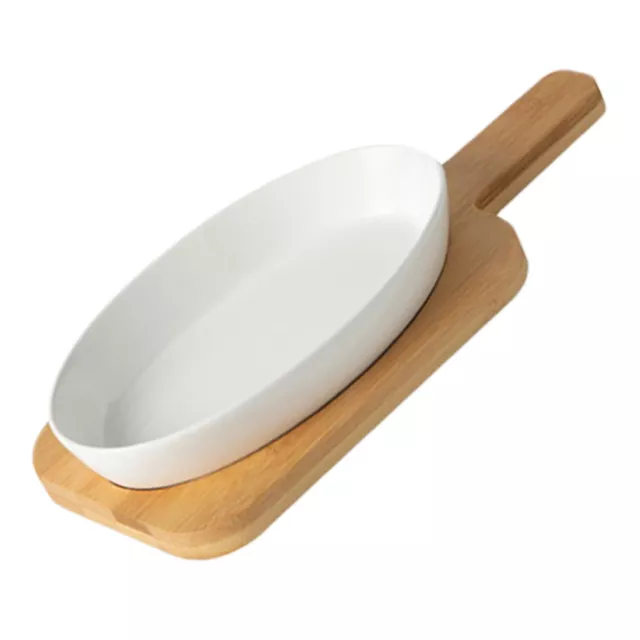 Plato de pasta vajilla para hornear porcelana accesorios de cocina cuadrado
