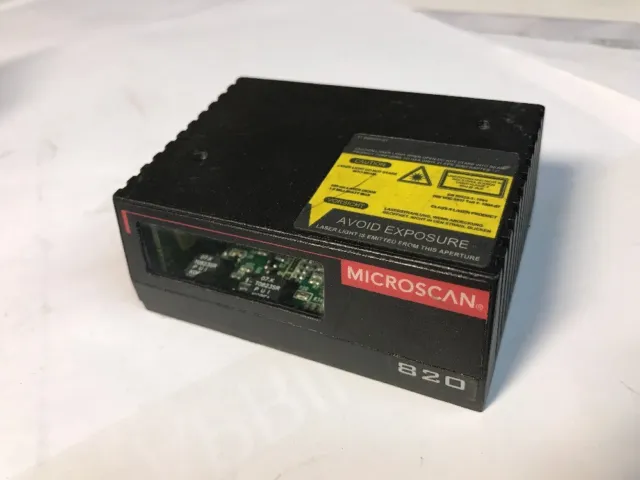 Microscan MS-820 Hi-Speed Hi-Density Laser Barcode Scanner FIS-0820-0004G