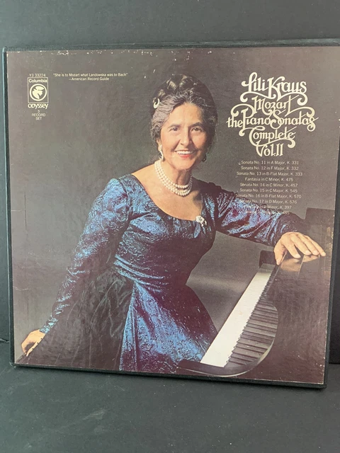 Mozart - The Piano Sonatas Complete, Volume I - Lili Kraus