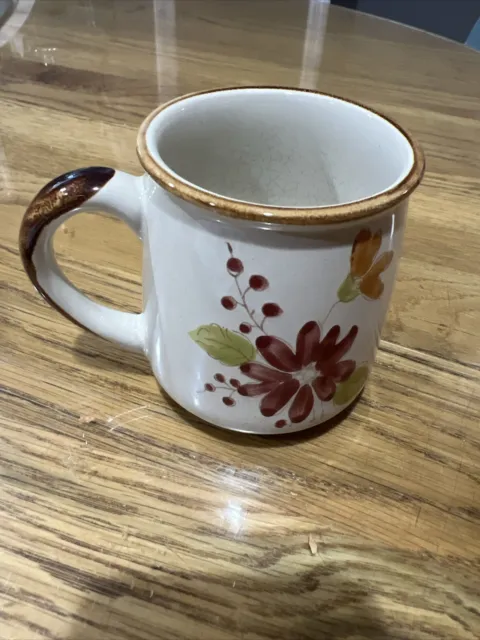 Rare Stonecrest Plum Blossom Stoneware Coffee Tea Mug Cup Made in Korea