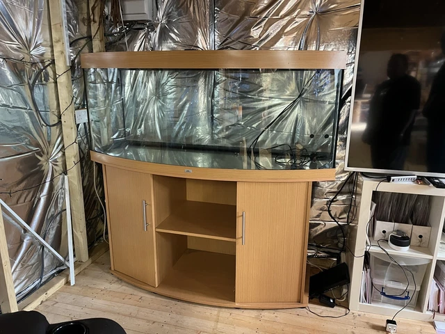 Juwel Vision 450 Bow Front Aquarium and Beech Cabinet