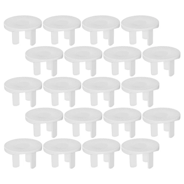 20 PCS Weiß Kind Kindersicherer Steckerschutz Babysichere Steckerabdeckung