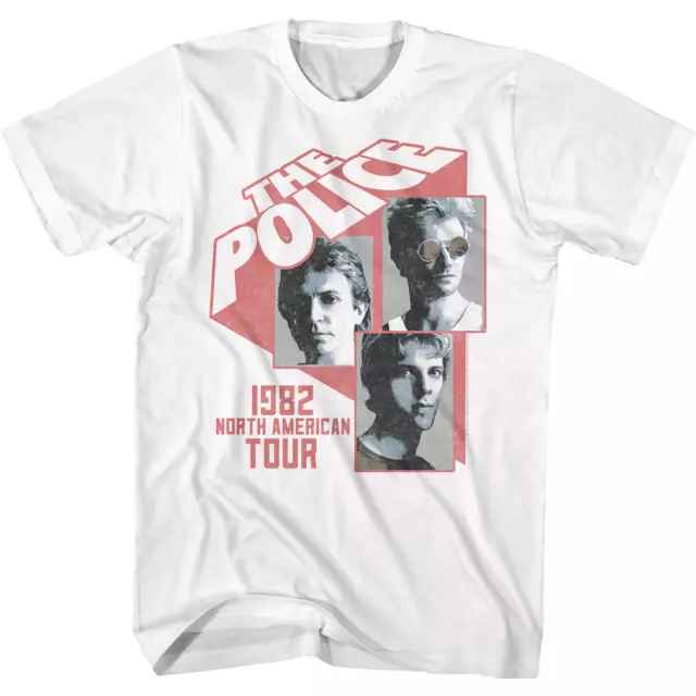 The Police 1982 North American Live Tour Band T Shirt Size S-4XL U1122