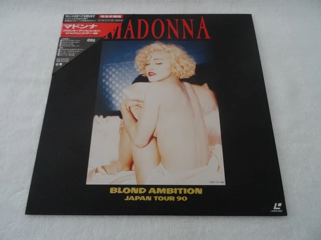 Madonna Blond Ambition Tour 1990 Japanese Laserdisc Rare Inserts Vogue Groove Madonna Blond Ambition Tour 1990 Japanese Laserdisc Rare Inserts Vogue Groove