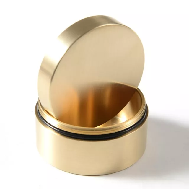 Mini Brass Seal Bottle Container Waterproof Bottle Canister Box Outdoors