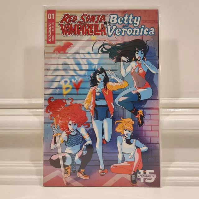 Red Sonja Vampirella Betty Veronica #1 Ganucheau Variant Dynamite Comics