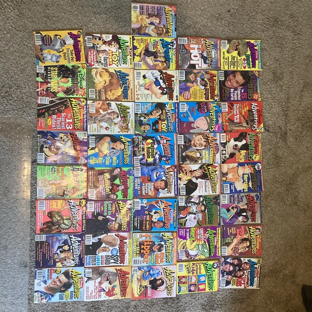 1990s VINTAGE DISNEY ADVENTURES DIGEST MAGAZINE LOT OF 41 DIFFERENT
