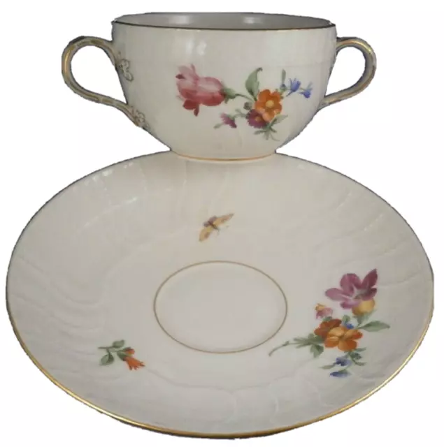 Set Di 6 KPM Berlino Porcellana Neuosier da Zuppa Tazza e Piattino Porzellan