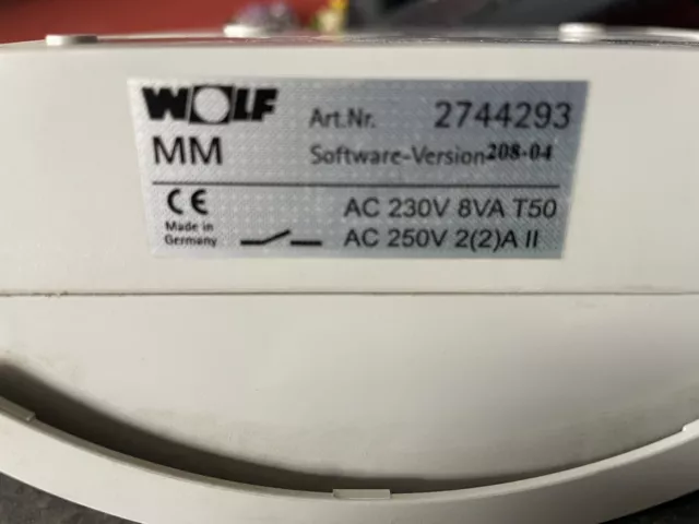 Wolf Mischermodul MM 2744293 Erweiterungsmodul Mischerregelung 3