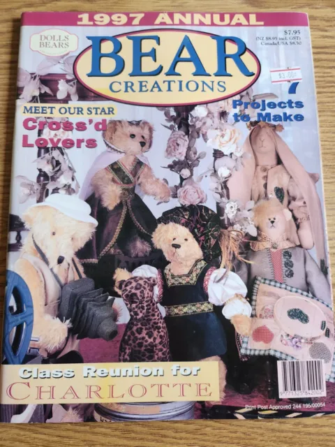 Australian Dolls Bears And Collectables Bear Creations Annual  Magazine 1997
