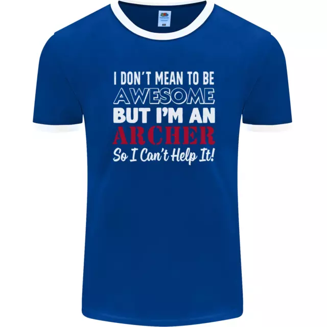 T-shirt da uomo tiro con l'arco I Dont Mean to Be but Im an Archer Tiro con l'arco fotol 3