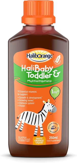Haliborange HALIBORANGE BABY AND Toddler Multivitamin Liquid, 250ml £8.28 - PicClick UK