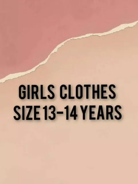 Lotto di vestiti per ragazze fai costruire il tuo pacchetto di lavoro taglia 13-14 anni