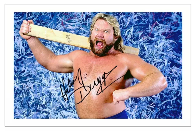 HACKSAW JIM DUGGAN Signed Autograph PHOTO Gift Signature Print WWE WRESTLING