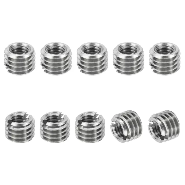 10pc Thread Repair Insert Nut Adapters Reducer M8*1.25 Male to M5*0.8 Female 6mm