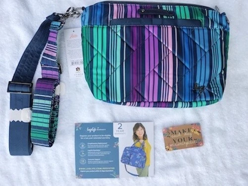 Lug RFID Medium Crossbody Flare 2-Love with Multi-Straps (NWT)