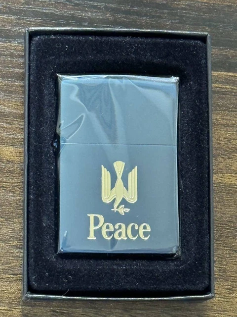 ZIPPO PEACE LIMITED Edition 1998 Gold Engraved Tobacco ZIPPO PEACE LIMITED Edition 1998 Gold Engraved Tobacco
