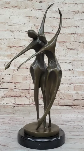 Miguel Lopez Original - Artwork Modern Abstract Bronze Dancer Statue Gift Decor