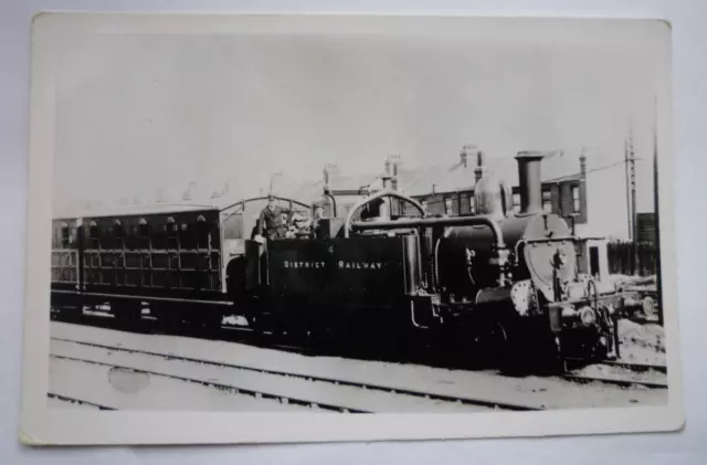 No4 Engine Metropolitan District Railway at East Ham Photograph