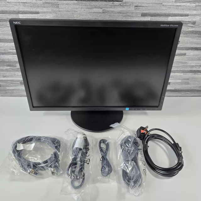 Monitor DisplayPort NEC Multisync EA223WM de 22" pulgadas en caja nunca usado