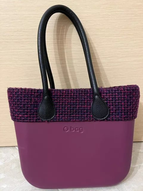 Borsa Donna O Bag viola Grande In Ottime Condizioni Scocca - Manici Nuovi