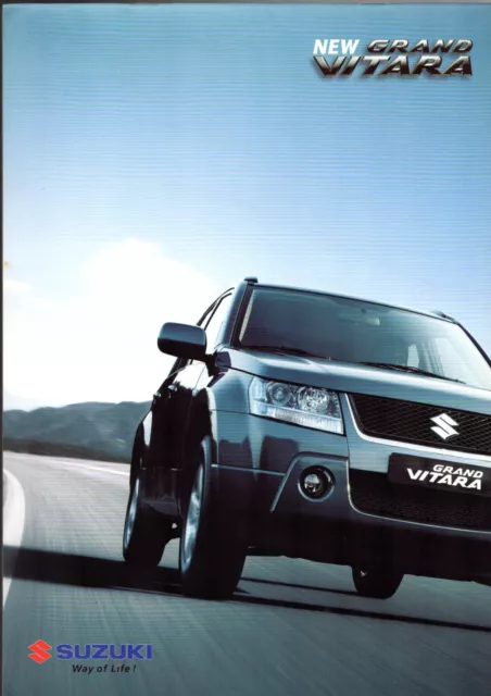 Suzuki Grand Vitara 2005-06 UK Market Sales Brochure 1.6 3-dr 2.0 5-dr