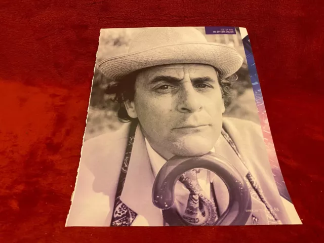 (Pada28) Picture Pin Up 11X9" Sylvester Mccoy Doctor Who
