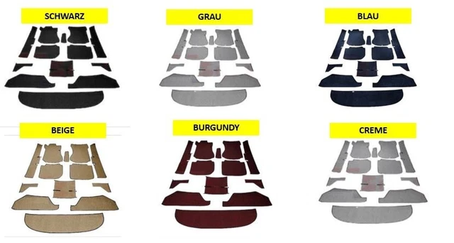 Zierleisten Zierstab Set 10-teilig + Clips Für Mercedes W115 W114