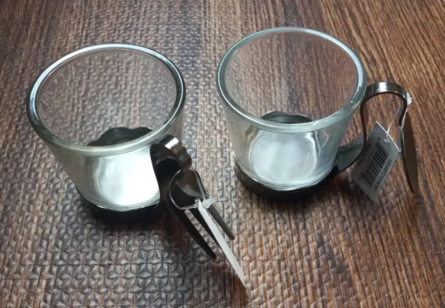 Yankee Candle Fork Spoon themed votive holders new in box
