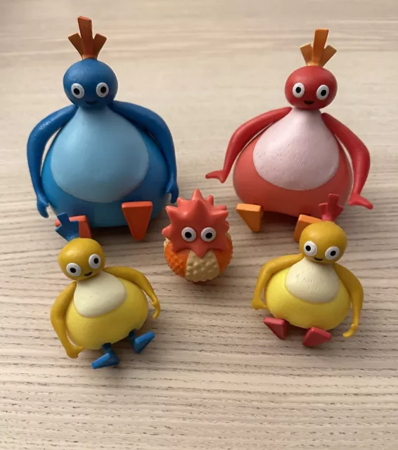 TWIRLYWOOS TOY FIGURES Cake Toppers Full Set BUNDLE X5 10.00