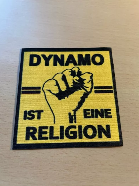 Dynamo Aufnäher Fußball Patch Kutte Ultras Dresden Fans 8cm